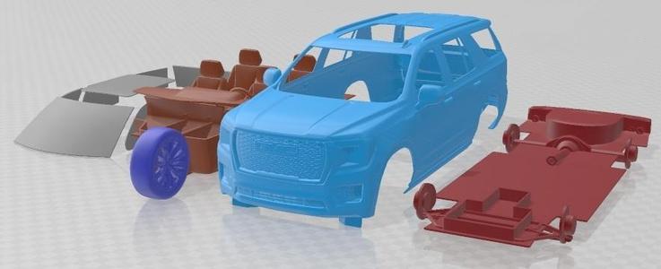 GMC Yukon Denali 2021 Printable Car