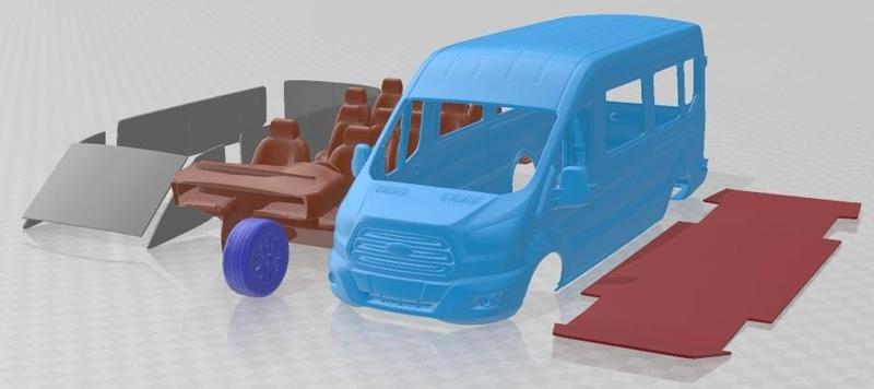 Ford Transit Passenger 2014 Printable Van