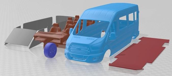 Ford Transit Passenger 2014 Printable Van