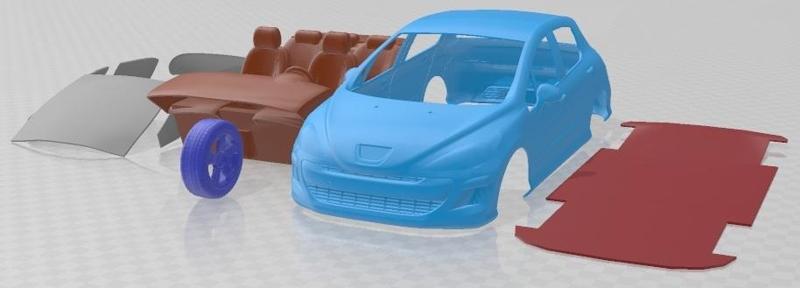 Peugeot 308 2008 Printable Car