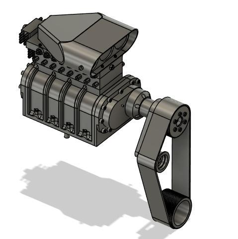 Blower KIT for Revell 1/25 Dodge Charger 1970 fast and furious edition # Revell 85-4319 and Revell 07693
