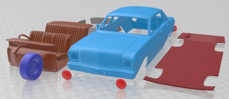 Ford Falcon 1968 Printable Car