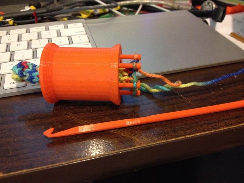 Knitting Spool and Needle