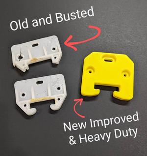 Improved Drawer Rail Guide/Retainer