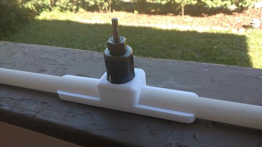 3/4 Inch Quarter Round Coping Jig (guide for cutting inside corner molding)
