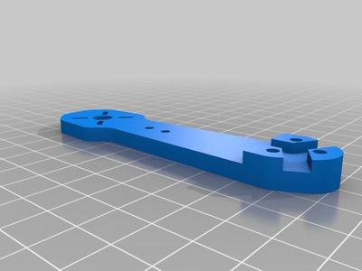 Cloneout & Hammer 2.0 Mini H Quad Arm with Wiring Channels for 20 AWG