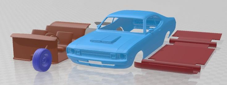Dodge Demon 340 1972 Printable Car