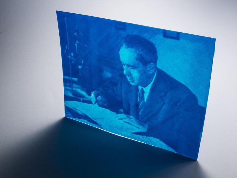 Lithophane of Giulio Natta