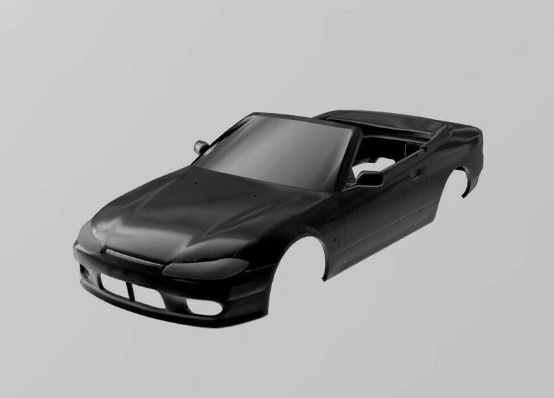 NISSAN SILVIA S15 CABRIOLET 1:24 & 1:25 SCALE