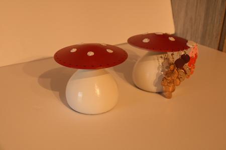 mushroom earring holder