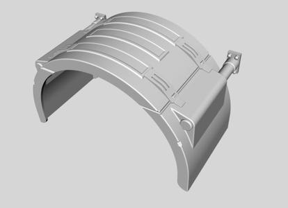 Tamiya Volvo fh16 spatbord