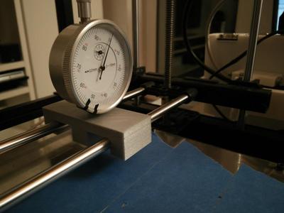 Print bed level watch holder