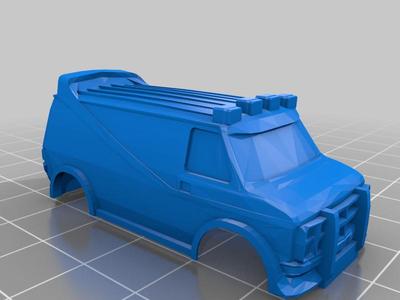 GMC Vandura A-Team - Turbo Racing 1:76 (READ DESCRIPTION)