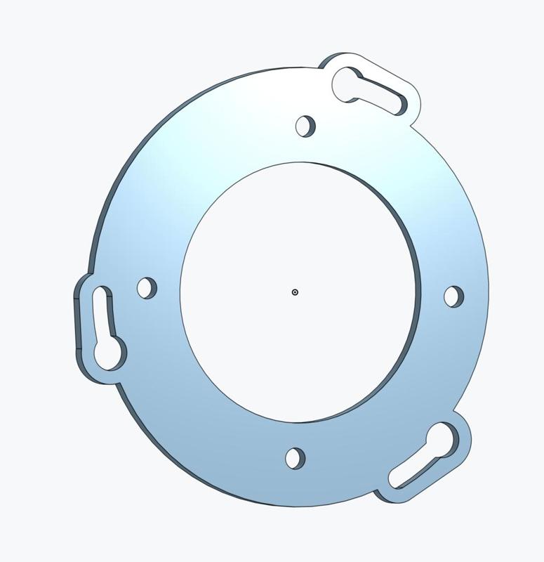 Pull starter removable plate