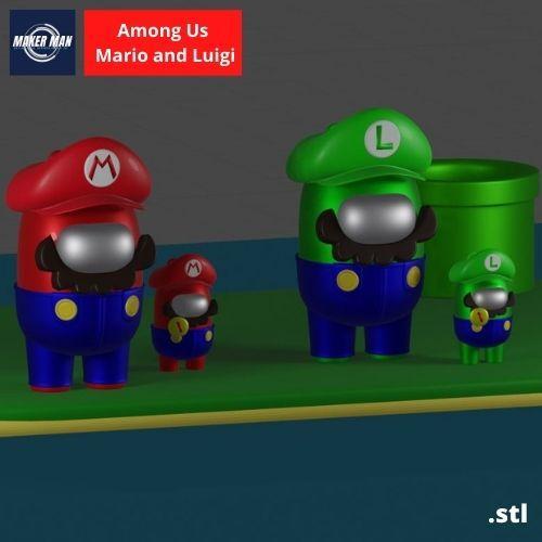 among us - mario luigi edition + baby version