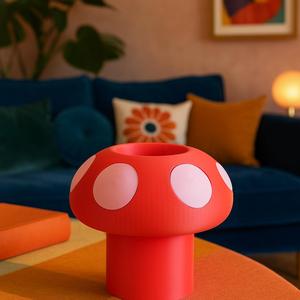 Mushroom Pop Vase – Whimsical Decor for Color-Lovers