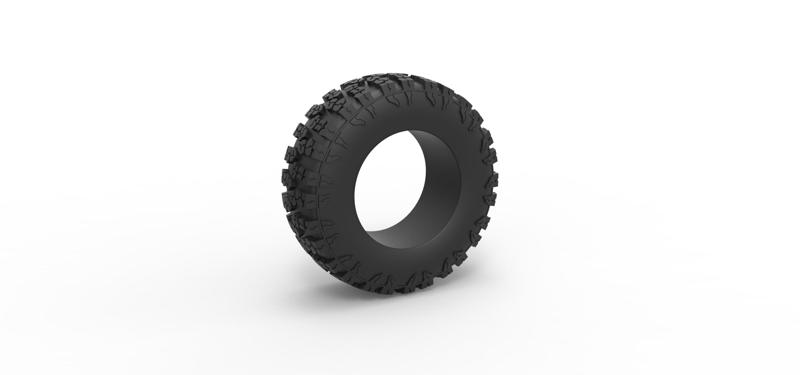 Diecast offroad tire 112 Scale 1:25