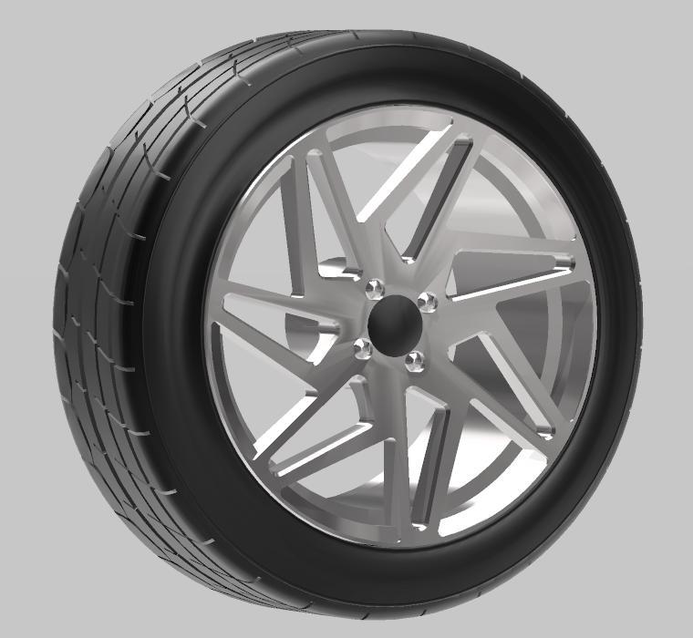 Custom 1/24 Scale Wheel for scale autos and dioramas! 15x8