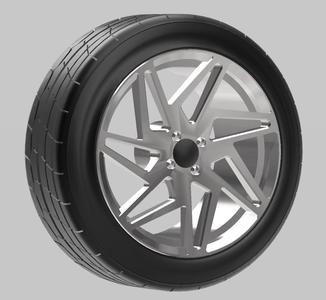 Custom 1/24 Scale Wheel for scale autos and dioramas! 15x8