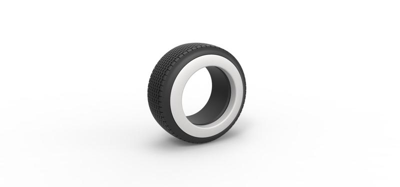 Diecast Dune buggy Whitewall rear tire Version 2 Scale 1:25