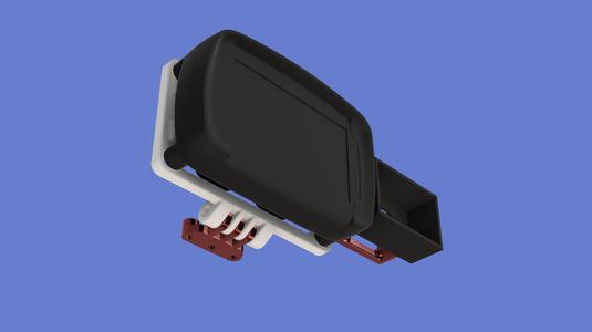 FUELTECH FT450 550 600 BRACKET - DASH BRACKET - ADJUSTABLE BOTTOM MOUNT (WIDEBAND NANO)