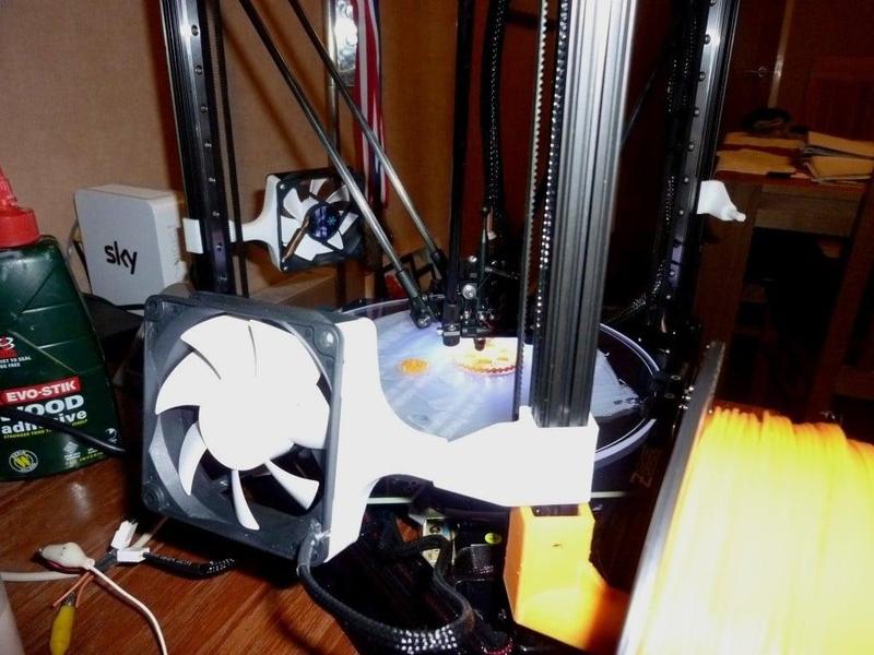 Kossel Pro 80mm Fan Mount