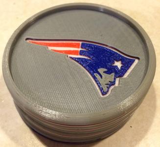 New England Patriots Coasters
