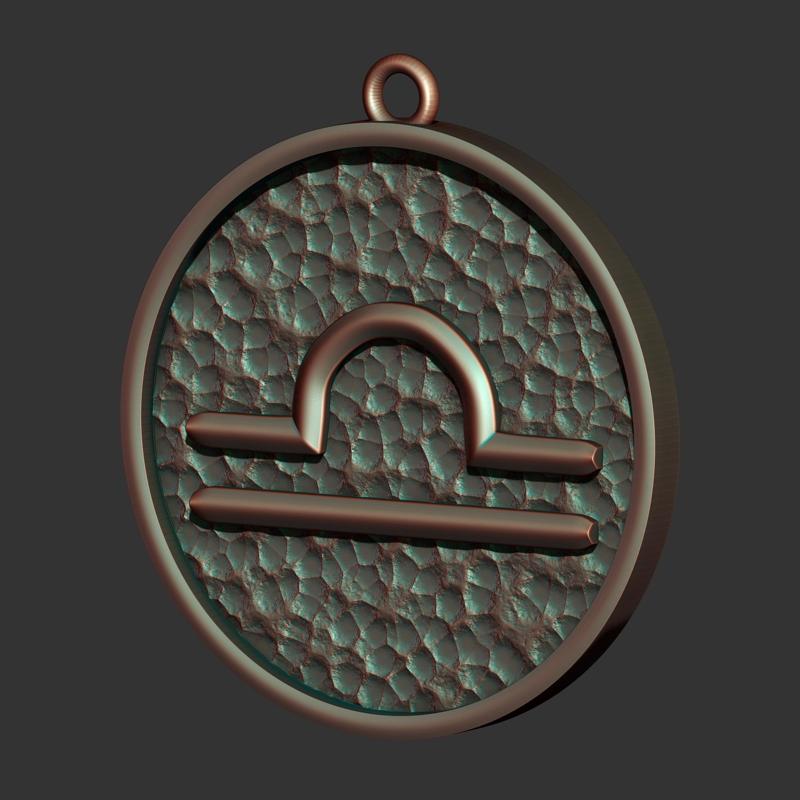 Libra Sign Pendant