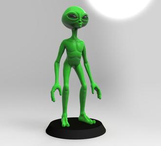 Green alien