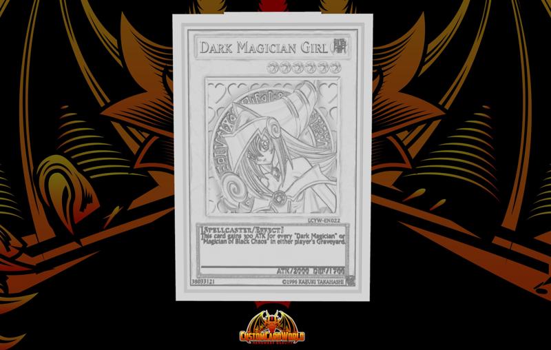 YUGIOH 3D CARD - Magician Girl