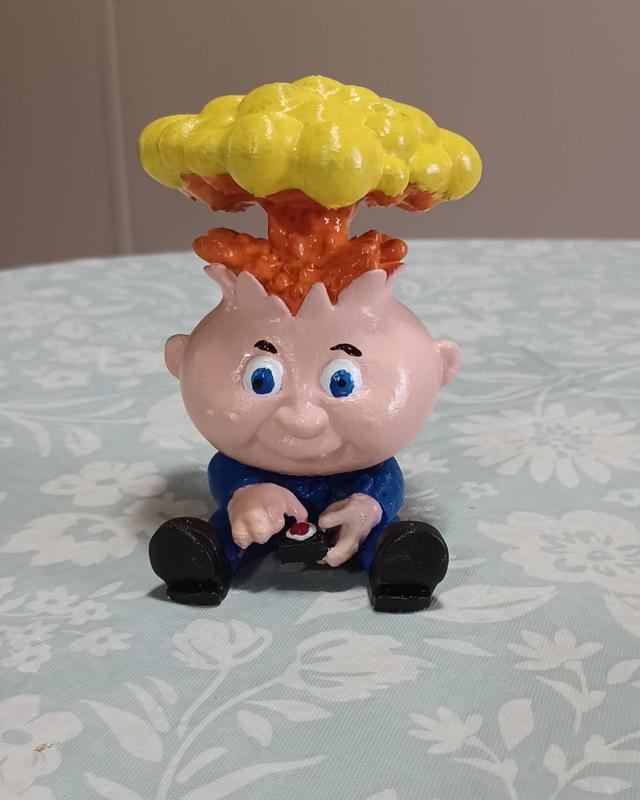 1985 Topps Garbage Pail Kids Adam Bomb Series 1 #8a Figure