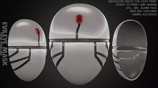 Overlord Evileye Mask of Irubia Hordan for Cosplay