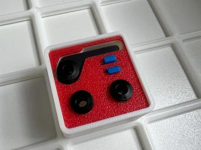 Gridfinity PTFE Coupler & Tube End Holder