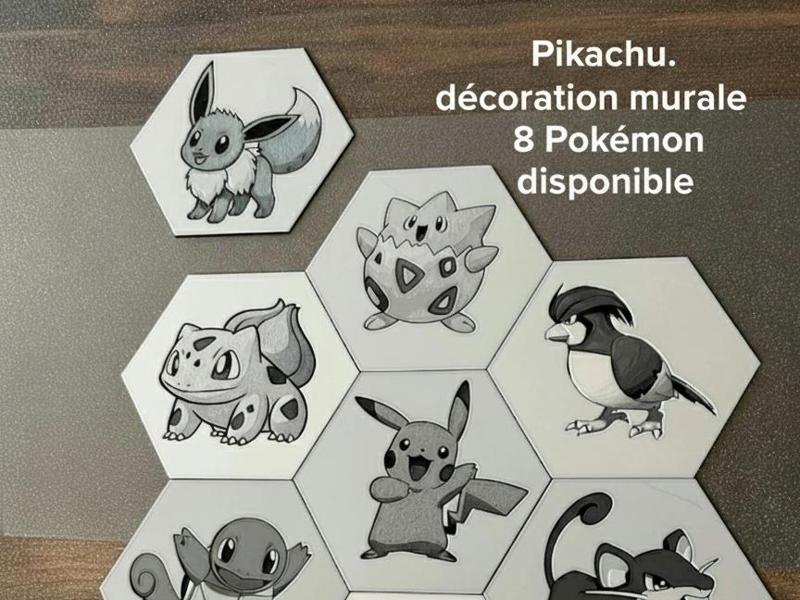 Puzzle mural Pokémon - Pikachu