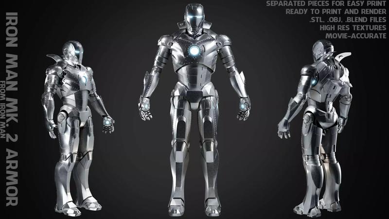 Iron Man Mark 2 Armor for Cosplay