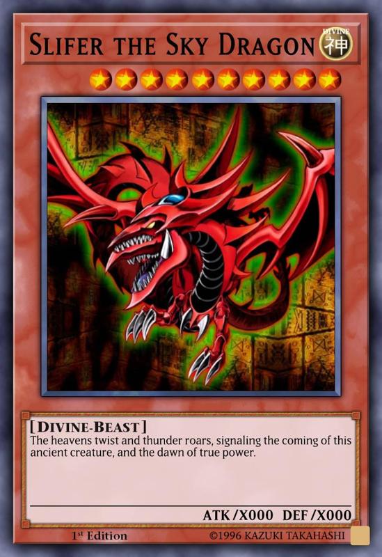 Slifer the Sky Dragon Night Light Lithophane