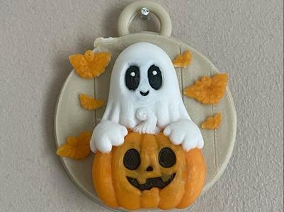 Ghost  Pumpkin Halloween-Scalable Decoration