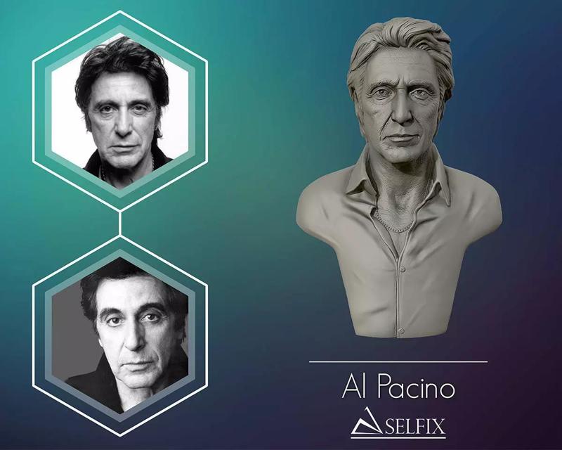 AlPacino bust sculpture