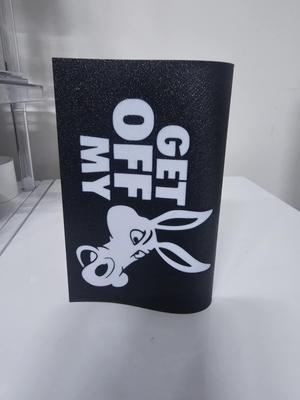 Get Off My A$$ Novelty Car tag