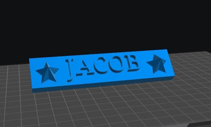 Jacob Nameplate