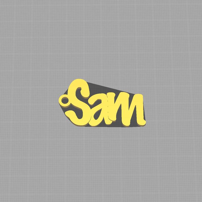 Sam & Samuel Keychain