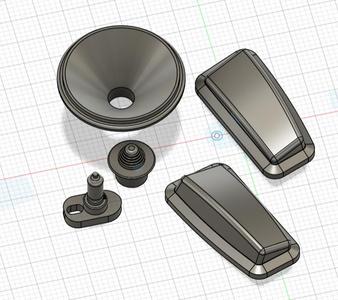 1/10 Tamiya Mini Cooper Light Buckets Front & Rear