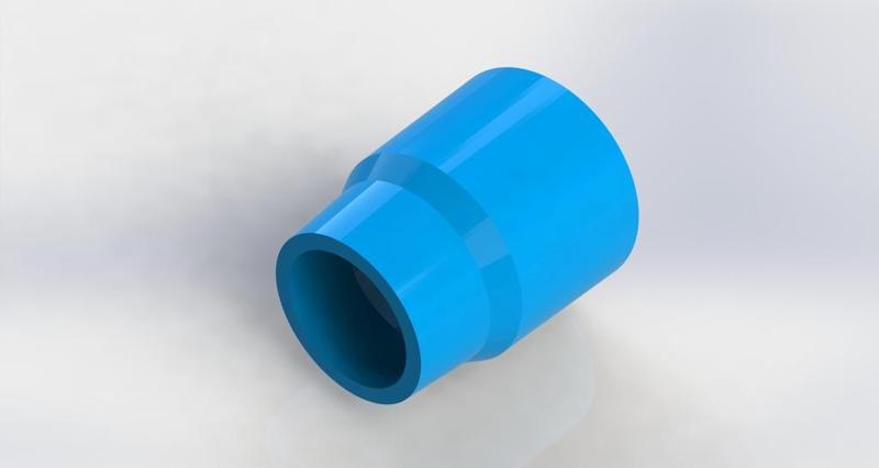 Compound saw vacuum reducing coupler