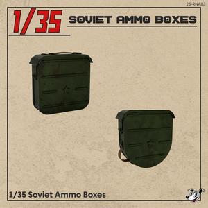 1/35 SOVIET MAXIM and DP27 AMMO BOXES 25-RN-AB3