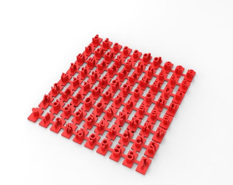 Lowercase Alphabet Stamp