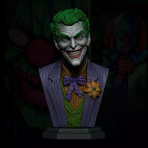 Joker Bust STL 3D print model
