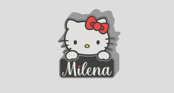 Hello kitty name lampe