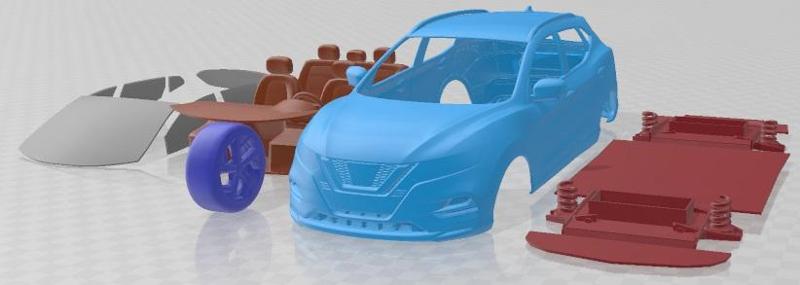 Nissan Qashqai 2018 Printable Car
