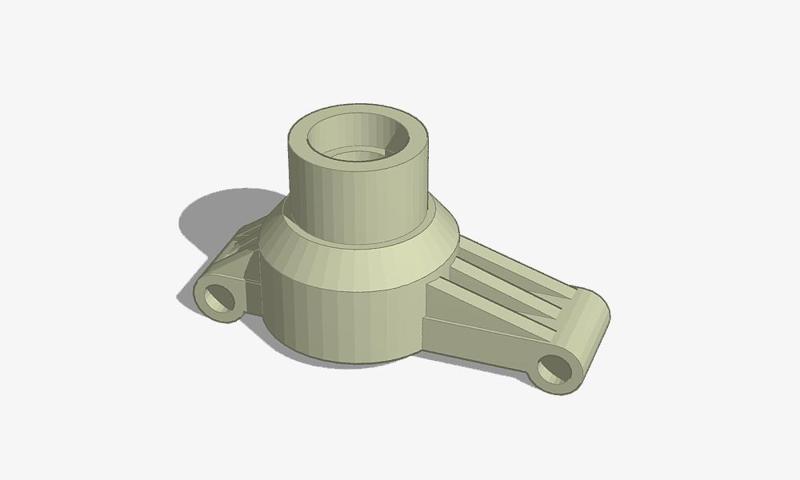 TAMIYA TT02 REAR HUB KNUCKLE - RALLY MOD