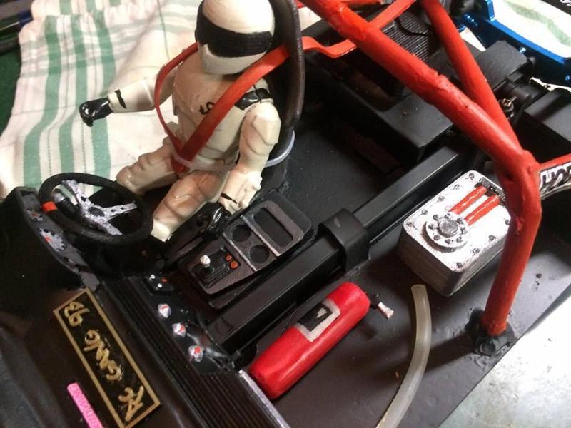 Tank for RC rally 1/10